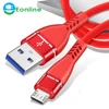Eonline Soft TPE Micro USB Cable Mobile Phone Cable Type C Fast charging Type-C Cables For Huawei Mate 20 Xiaomi Redmi Note 7