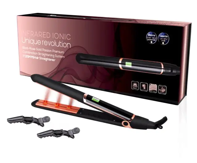 

Professional Fast Heating 2 in 1 1 Inch MCH Infrared Hair Straightener