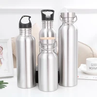 

2019 best sell 500ml/ 600ml/ 750mlsingle wall stainless steel sport water bottle for keeping water, coffee outdoor