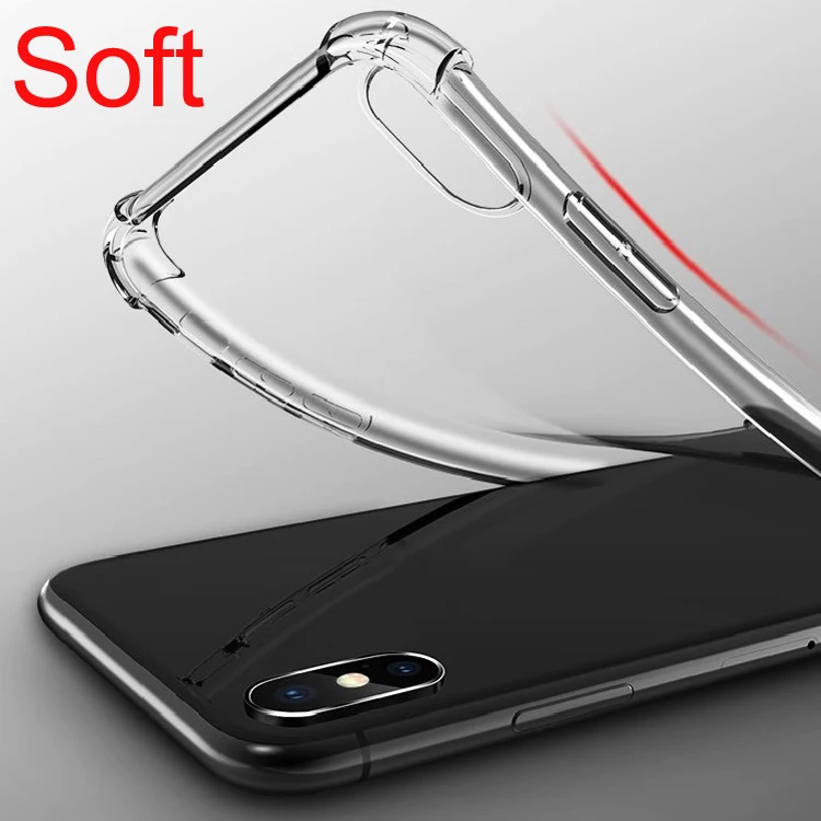 

For OPPO Reno 2.5MM Thickness Airbag Anti-Knock Soft TPU Clear Transparent Phone Back Cover Case