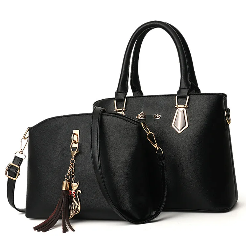 

Pu Leather Women Hand bags set Shoulder Crossbody Luxury Ladies Purses And Handbags, Customizable