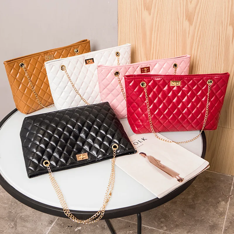 

New Trending Big Capacity Cross Body Bags Women Leather Handbags Bags, As the picture shown or you could customize the color you want