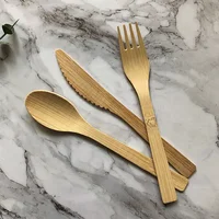 

High quality custom disposable bamboo cutlery plates