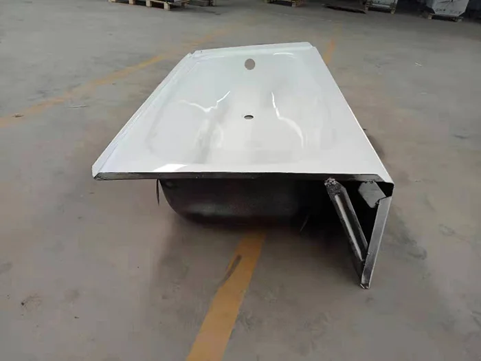 Left Drain Enameled Steel Drop In Bath Tub With Durable Usage For Projects Buy Left Drain Bath