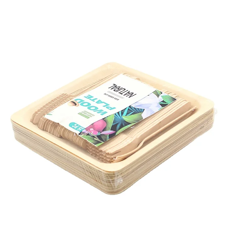 

Party/Restaurant/Home/Romantic Disposable Areca Palm Leaf Wooden Plate Wood Plate, Natural