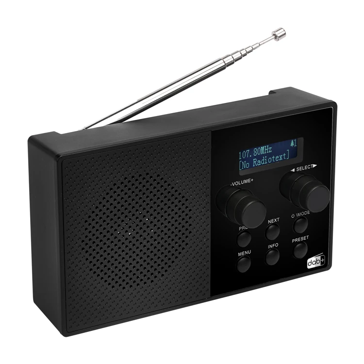 2020 New Good Quality Small Home Portable Dab+/dab Band Iii & Fm With