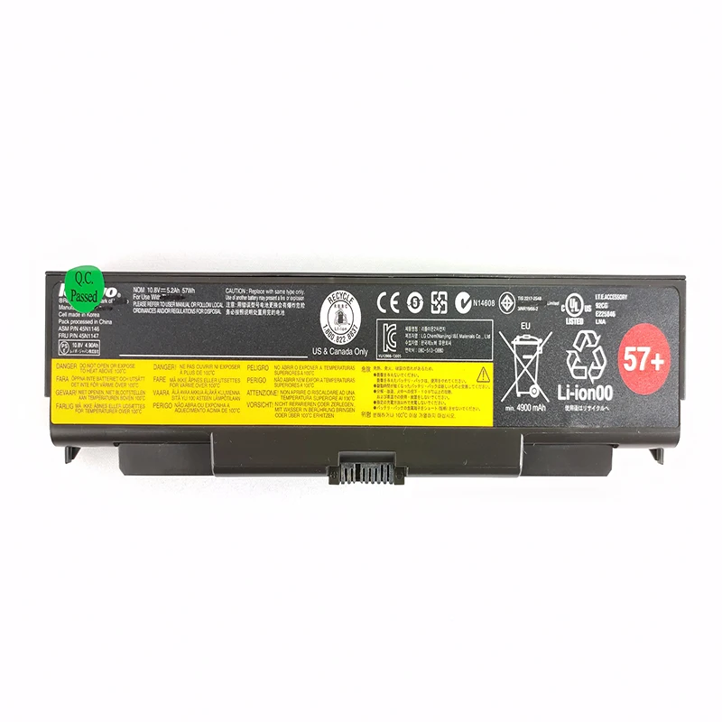 

Original Battery for Lenovo ThinkPad T440P T540P W540 L440 L540 45N1148 45N1149 57+