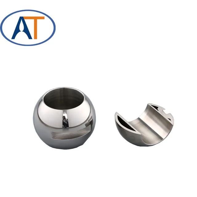 
china supplier water use stainless steel straight through floating valve ball 