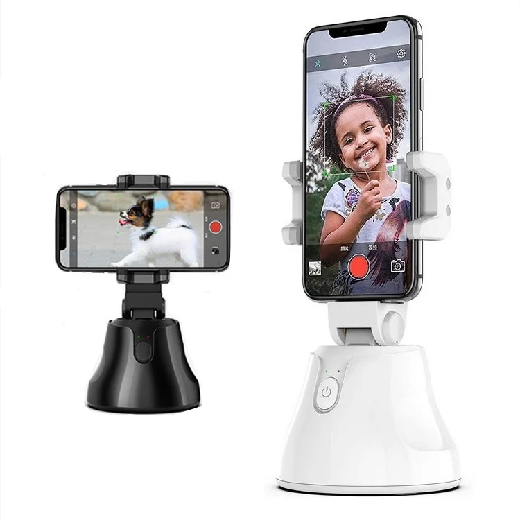 

YTGEE 2021 Universal Rotated Gimbal Stabilizer Phone Accessories Auto Face Tracking Gimbal 360 Auto Face Tracking Phone Holder