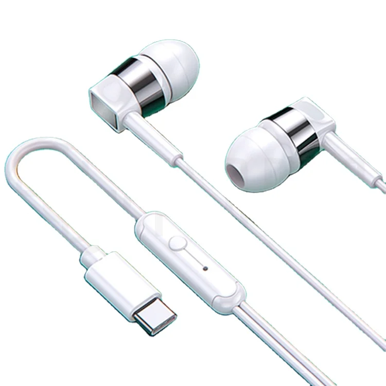 

Drop Shopping Stereo Noise Cancelling Handfree Headphone Type c Universal Earphone