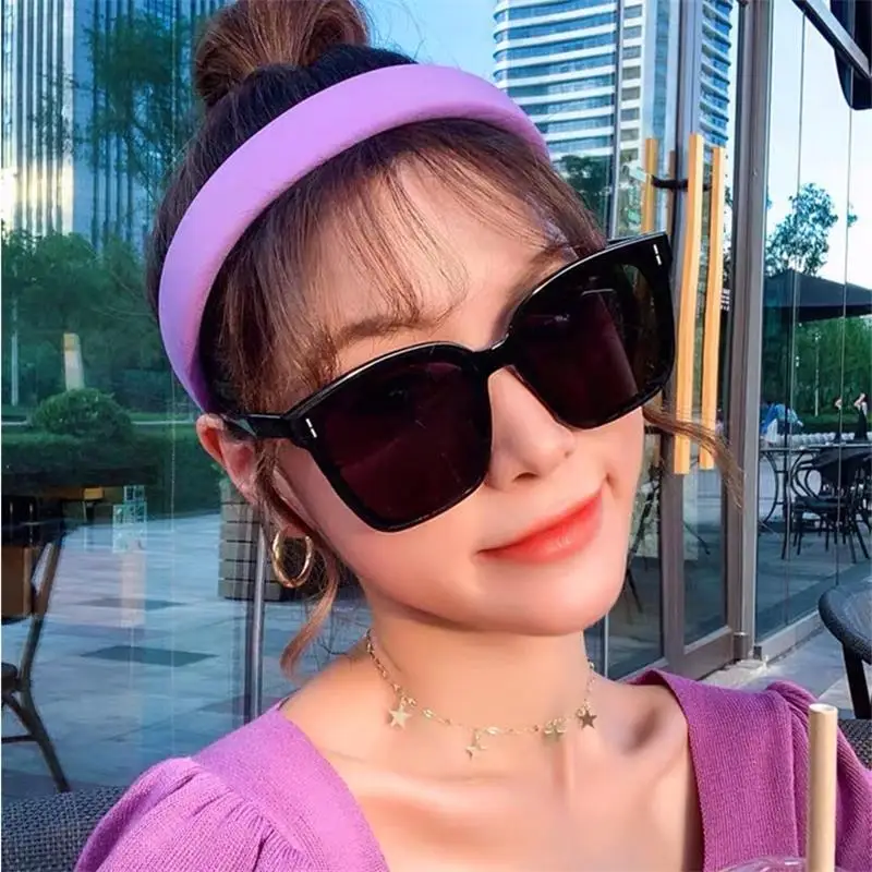 

2021 new trendy rice nail square oversized plastic frame fashion eye protection sunglasses for men and women, As the picture shows