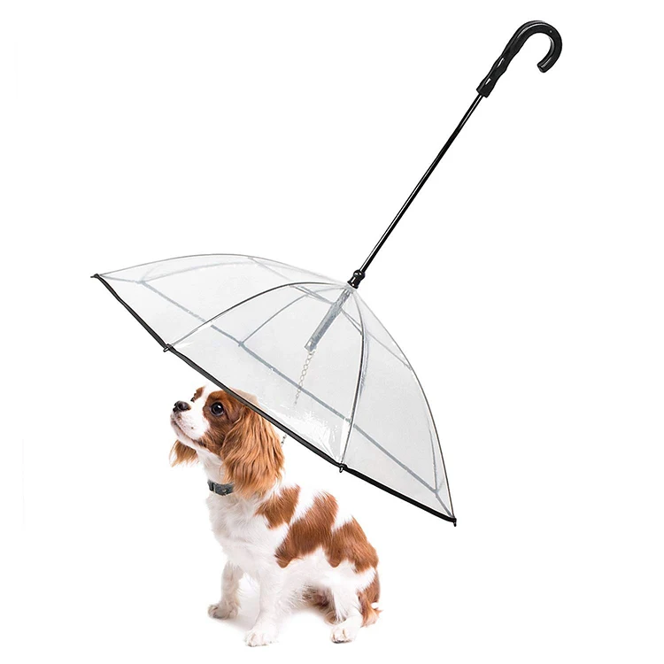 

Fashion Design Summer Small Dog Puppy Umbrella Dog Printed Transparant Umbrella For Dogs
