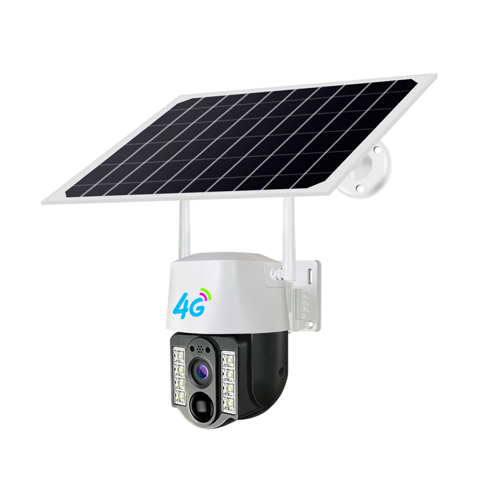 

vc3-4G 2mp 4g 7.5w Solar Panel Power Ptz Camera With Sim Card V380 Pro 1080p Outdoor Wireless Security 4g Solar Battery Cctv Ip