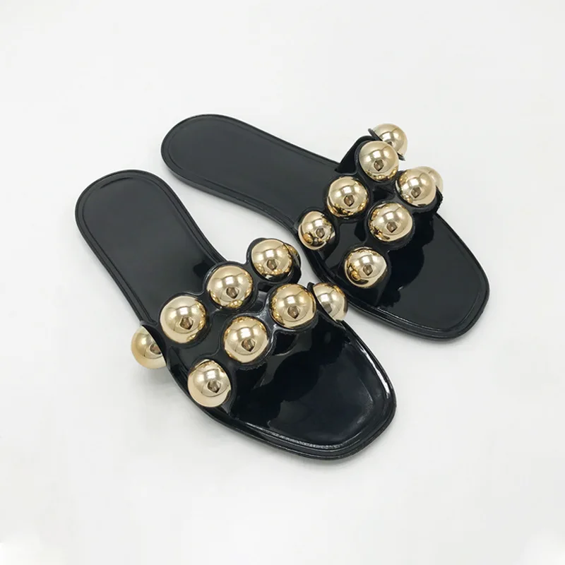 

2021 Summer New Fashion Slippers Women' Slides Sandals Outdoor Fashionable Dress Jelly Slippers, As pic