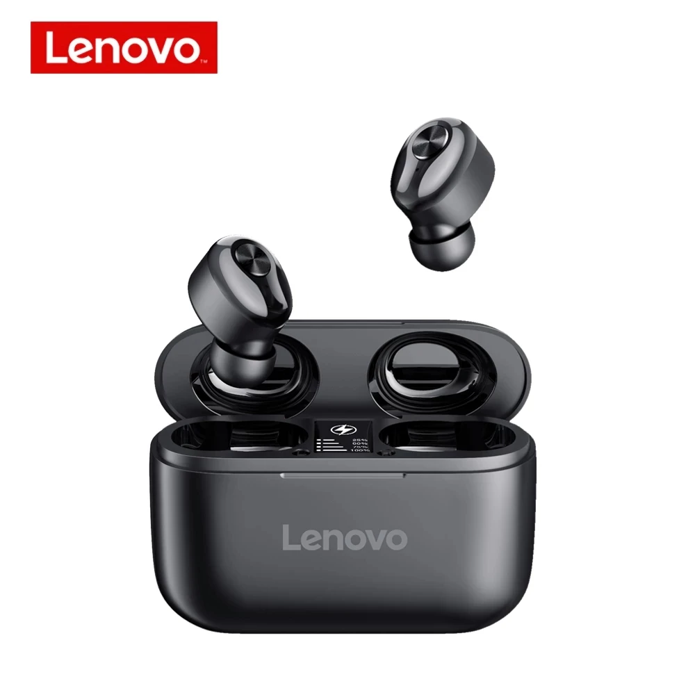 

Lenovo HT18 Wireless Headphones TWS True Blueteeth Earphone EarBuds Stereo HD with mic Headset Big Battery 1000mAH Charging box
