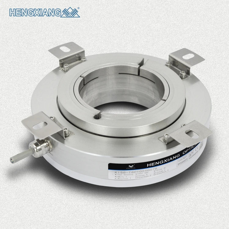 

Incremental industrial encoders with large hollow shaft K158 hollow shaft hole push pull circuit 5-30VDC for CNC machine