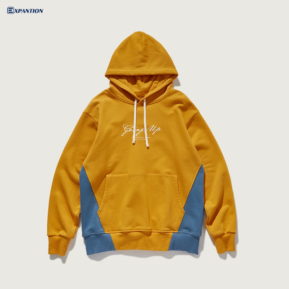 Factory Custom Screen Print Vintage Heavy Hoodies Sweatshirt Multi Color Oversized Men Hoodie