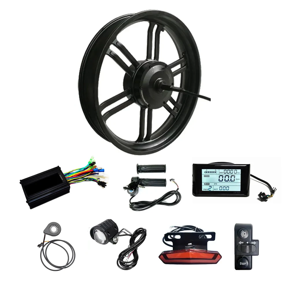 48V 52V 750W 1000W 20x4.0 20 Inch Fat Tire Ebike Electric Snowbike Bicycle Bike Geared Hub Motor Conversion Kit