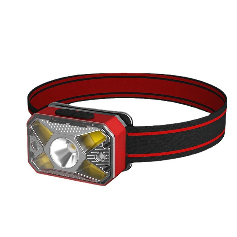 

JWD-011 LED fishing head light mini moving headlights USB rechargeable outdoor waterproof head light