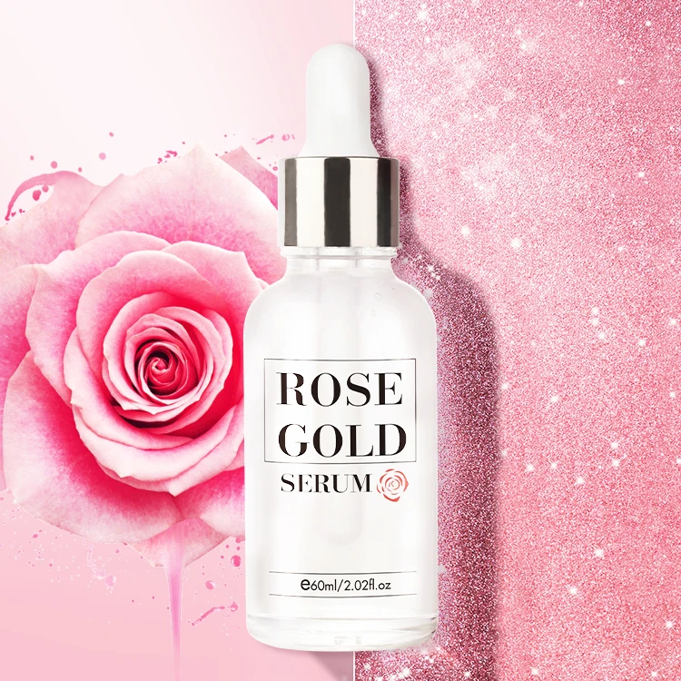 

OEM ODM Fast delivery 100% natural face care whitening Brightening nourishing organic rose facial serum