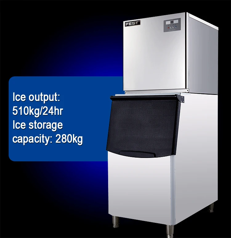 Fest Commercial Automatic Ice Cubes Maker Block Machines High Quality