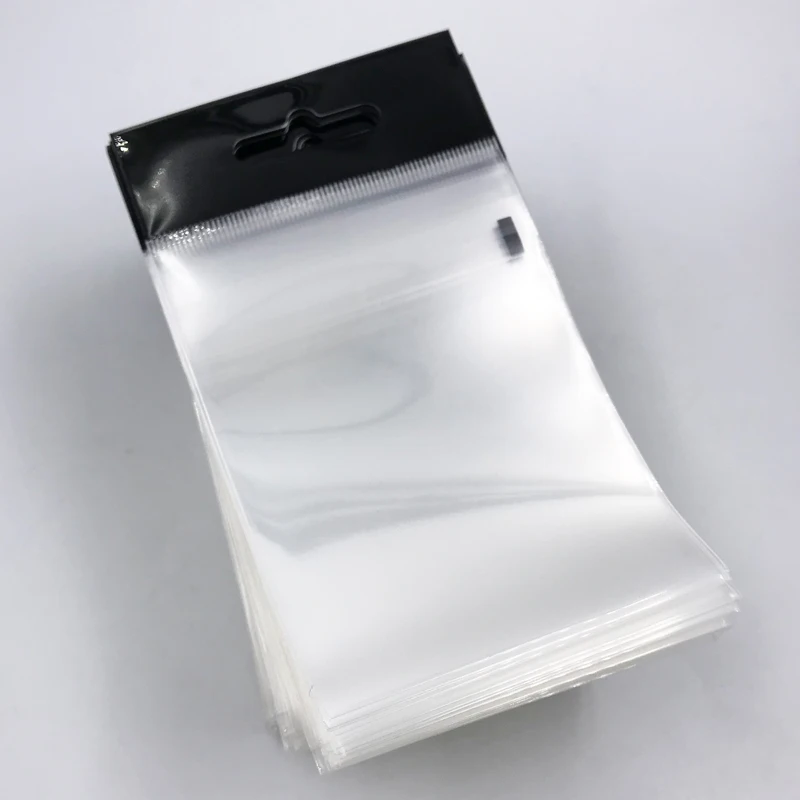 

Fishing Hook Packaging Bag Resealable Self Sealing Opp Plastic Fishing Tackle Plastic Bag 7*12cm