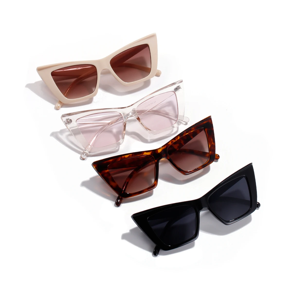 

Newest design 2021 fashion cat eye sunglasses fashionable PC sunglass custom sunglasses for women