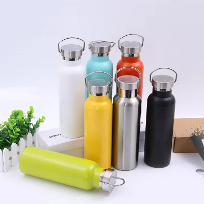 

Mikenda Stainless Steel Metal Bottle Innovation Drink Water Vacuum Flask with logo customized