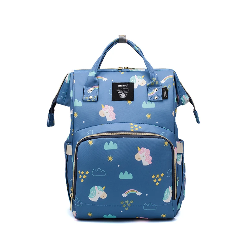 

Multi functional Large Capacity Baby Mommy Nappy Bag Diaper Bag Backpack, 1 color