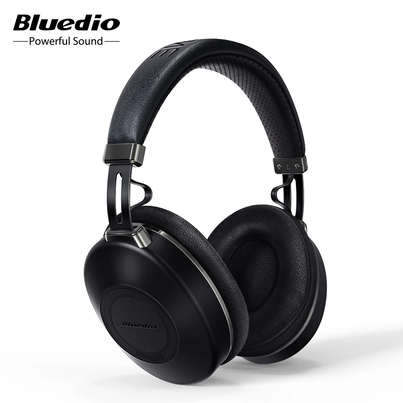 

Bluedio H2 for BT wireless 5.0 headphone ANC headset with microphone support SD card slot for phone and PC, Black