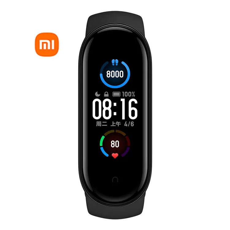 

One Key Remote Control Original Xiaomi Mi Band 5 NFC Smart Wearable Device, Supports 11 Sports Modes & Reminder Function