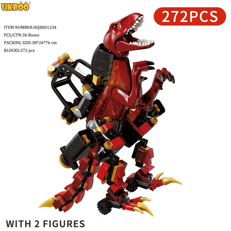 

Free Shipping 272 pcs compatible dinosaur Tyrannosaurus building blocks birthday gift puzzle dinosaur toys