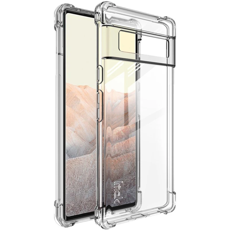 

Dropshipping Anti-shock Transparent Phone Case For Google Pixel 6 Pro Mobile Phone Case with Screen Protector