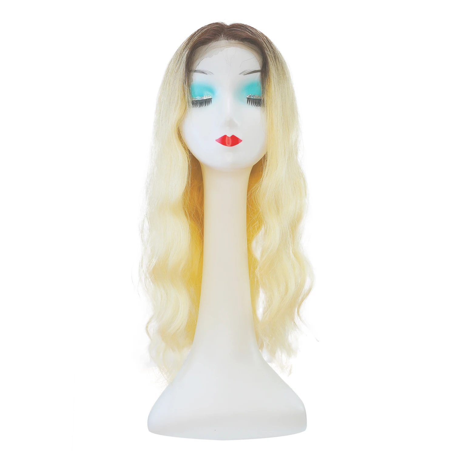 

Unique design full hand-woven black long wig natural synthetic fiber wig cover