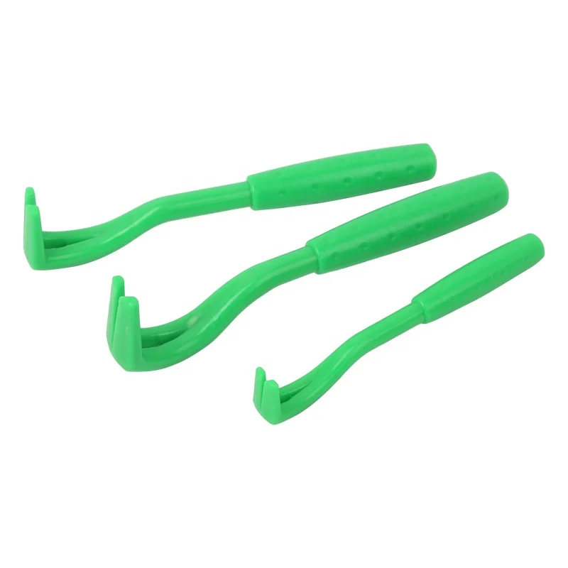 

Factory Wholesale Durable 3 In 1 Tick Removal Tool Pet Cat Dog Flea Tick Remover, Green