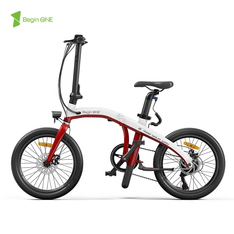 

2021 New Folding Electric Bike 20 Inch 30-45 km/h Top Speed Disc Brake E-Bike