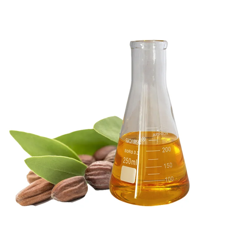 

Free Sample Factory Price Carrier Oil Jojoba Seed Oil 100% Organic Jojoba Oil for Skin Hair