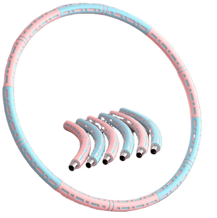 

Removable Hula hoops Fitness Foam Hoop Hard Tube Circle Gym Hula Ring Bodybuilding Workout Weight Loss Hula Hoops