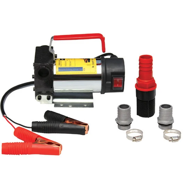 Portable 12V DC Electric Fuel Transfer Pump Kit Works With Diesel Kerosene Oil