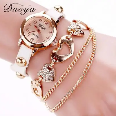 

6 Colors Watch Set 2022 Luxury Women Watches Heart Bracelet Ladies watches wholesale