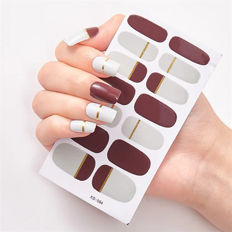 

wholesale colorful decorative gel nail art 3d nail stickers