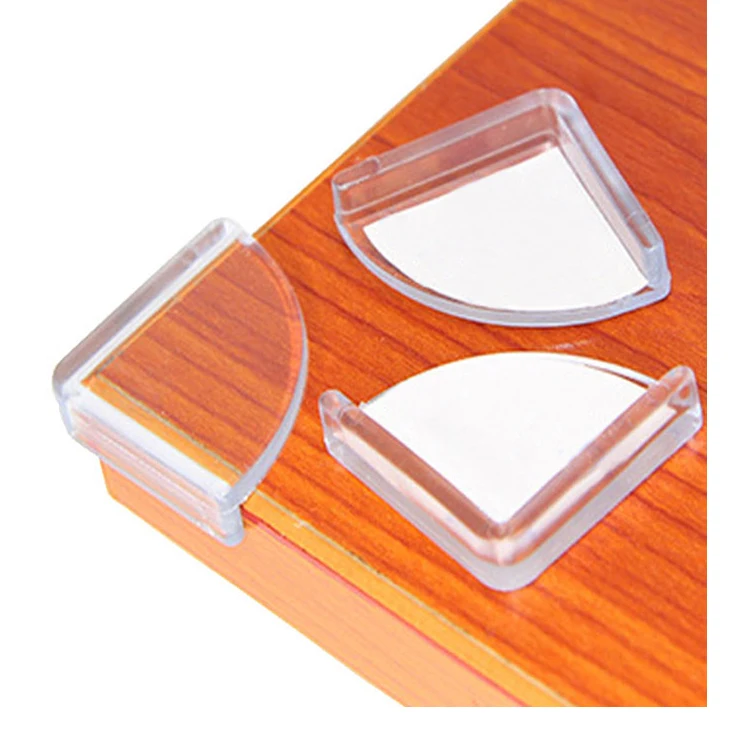 

Transparent table corner protectors,Baby proofing table corner guards,Keep safe protectors for furniture against sharp corners, Stock colors/pantone colors