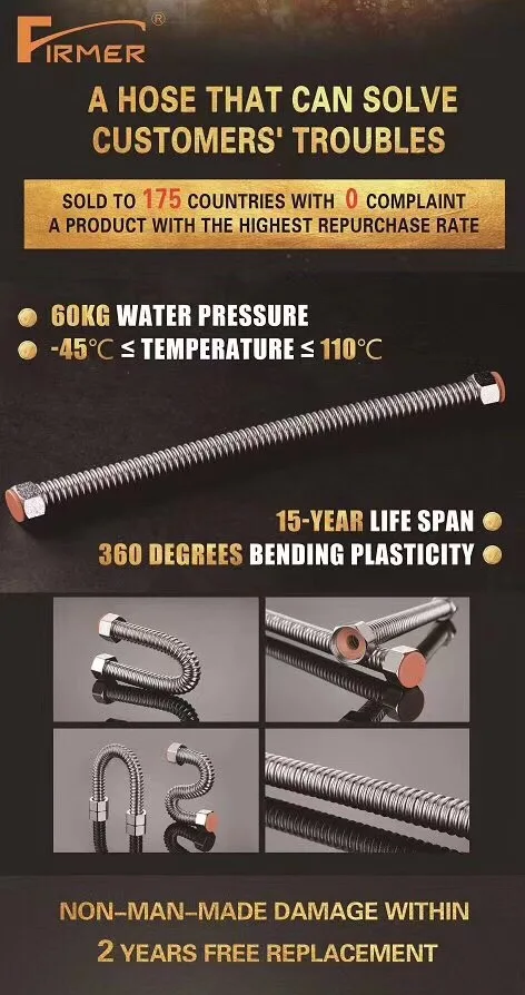 更坚固的热卖水槽排水60cm柔性软管冷热水不锈钢波纹管 Buy 不锈钢波纹管 冷热水软管 热卖柔性软管product On Alibaba Com