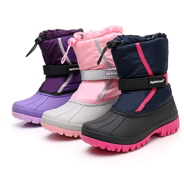 

Multi-Color Children Shoes Hot Sale Wholesale Price Snow Boots Winter Boots, Purple, black, treasure, indigo, powder, pink