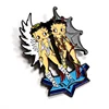 Custom fashion soft enamel lapel pins of angle and evil twince pin