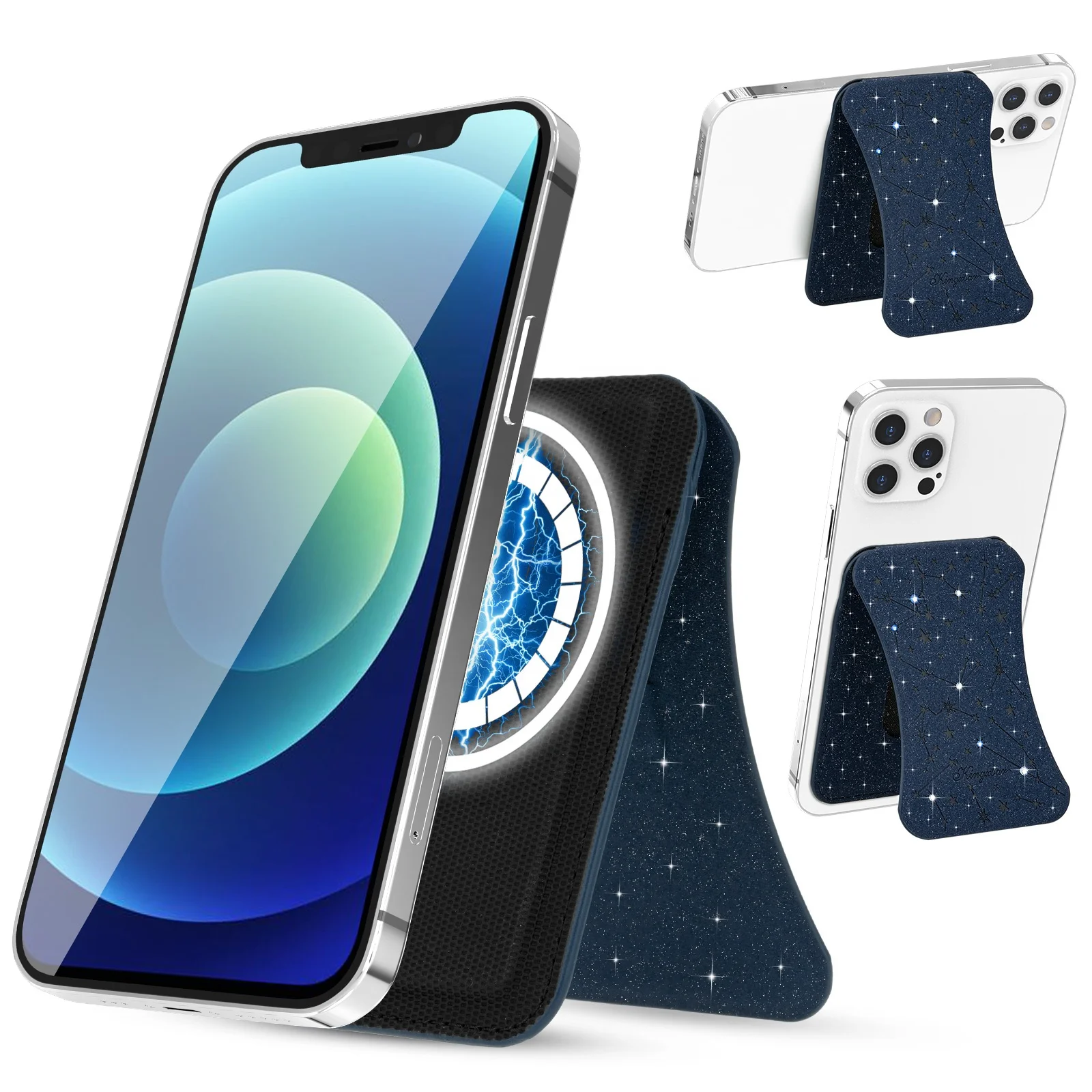 

Strong magnets unique designer N52 magnetic phone wallet for iPhone 13 Pro Max for MagSafe phone pocket