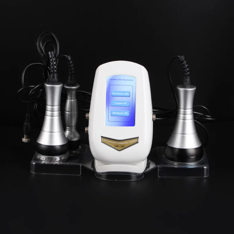 

3 in 1 40k Mini Cavitation Machine Ultrasonic Slimming Weight Loss Body Shaping Machine Home Use Beauty Equipment