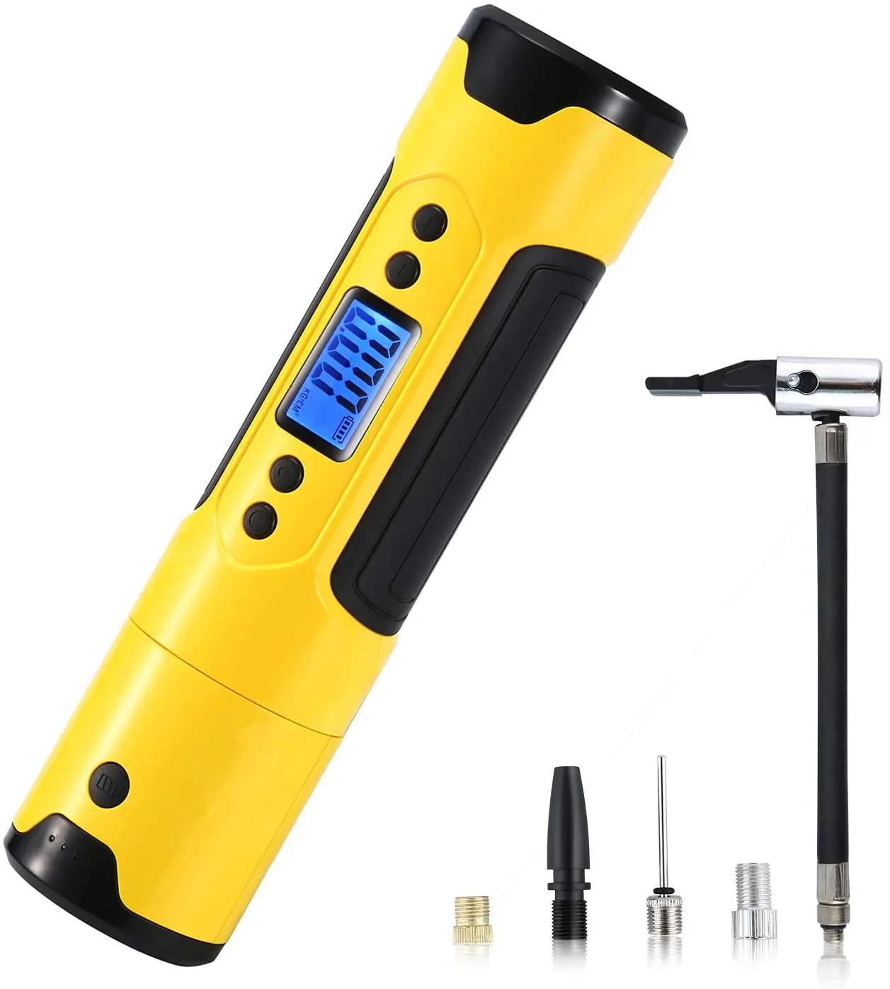

Cordless battery powered usb air bike cycle pump handheld for car motorcycle and bike accessories