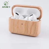 

New Arrival Portable Anti Lost real wood Wireless Charging Proatective Case for Air Pods pro for airpods 1/2/3