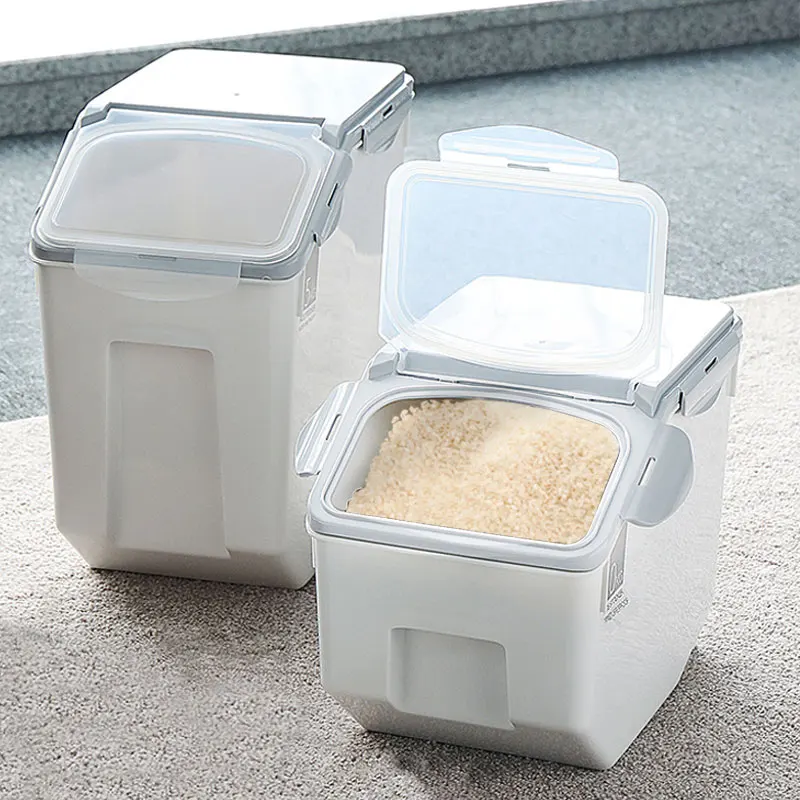 

Dry airtight dog pet food container kitchen cereal storage box plastic container